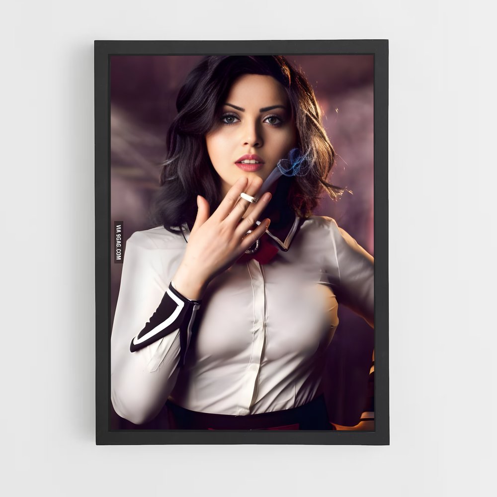 Poster Elizabeth en Fumée – affiche Bioshock (vue 2)